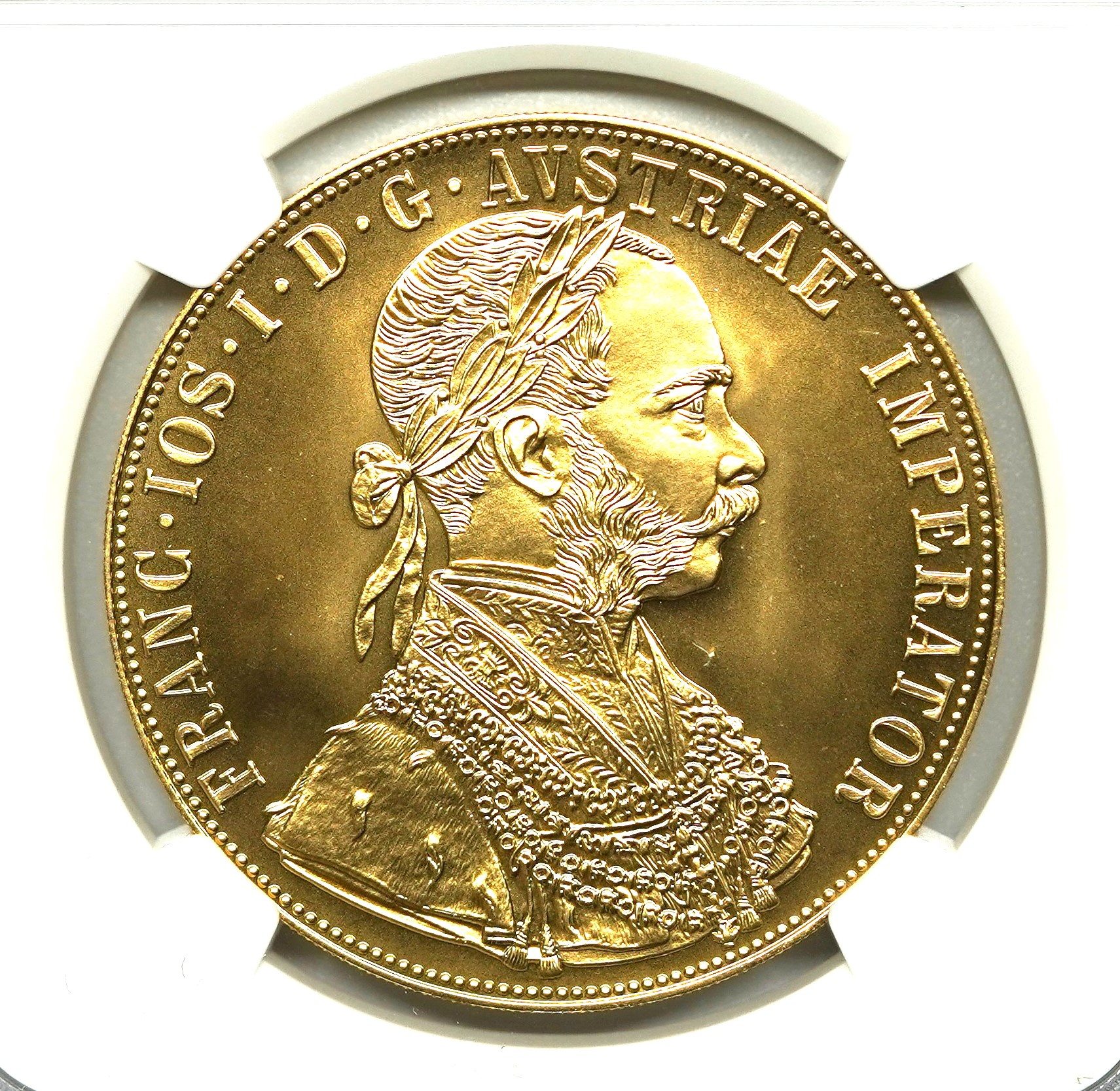 Sold】1915年（2025年）年 フランツ・ヨーゼフ1世 4ダカット金貨
